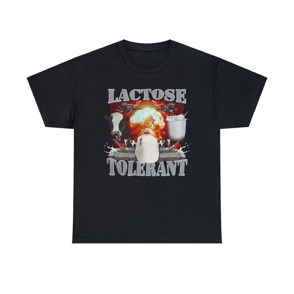 Lactose Tolerant Food Meme Graphic Unisex T-Shirt